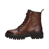 Leder Schnürstiefel cognac