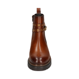 Leather Ankle Boots cognac