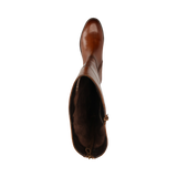 Leather Knee Boot cognac