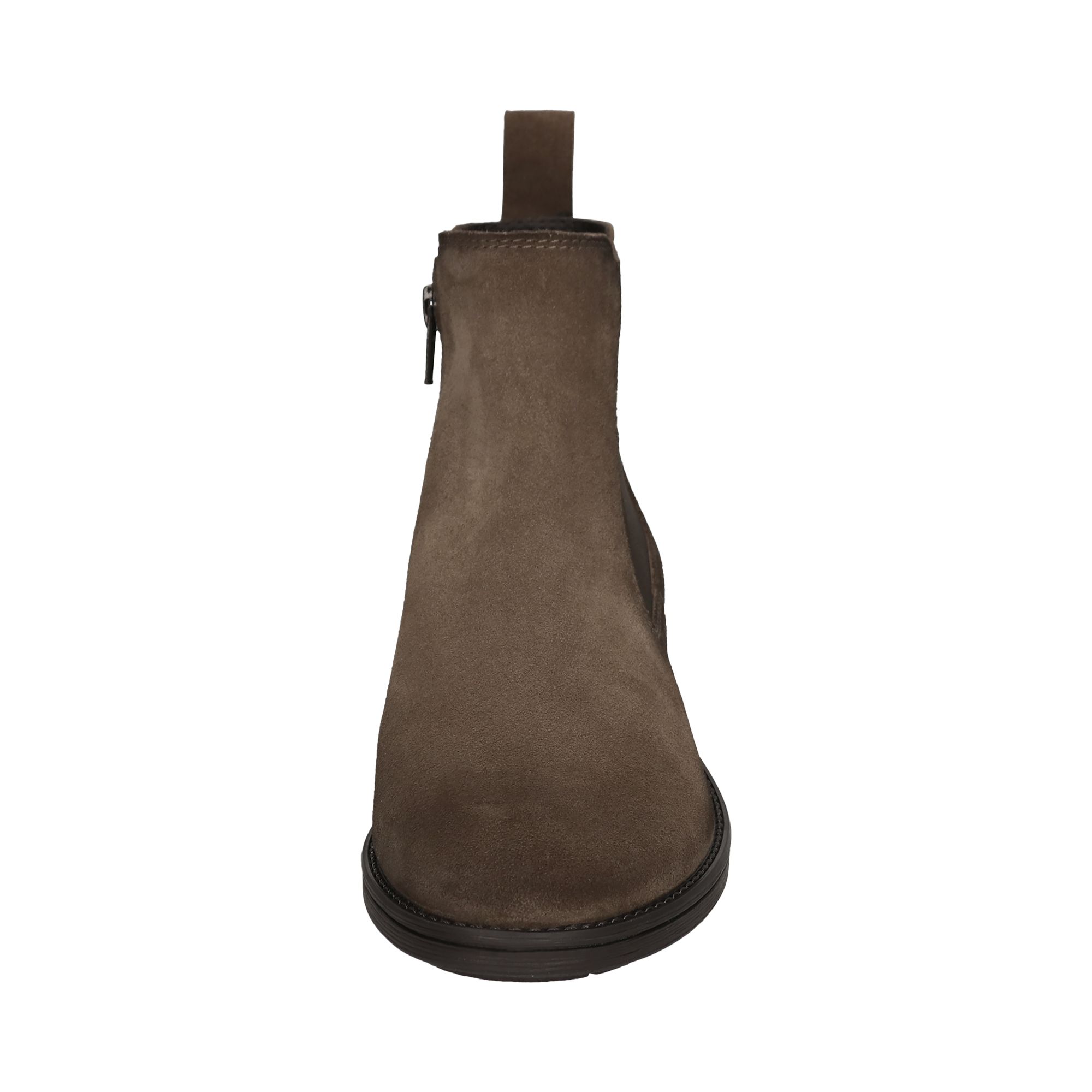 Leder Stiefel taupe