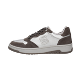 Leder Sneaker silber