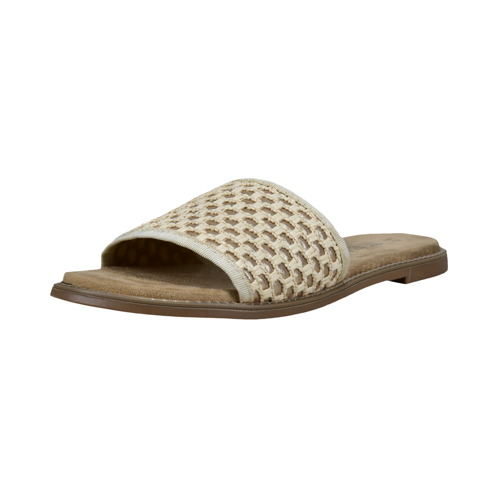 Pantoletten beige