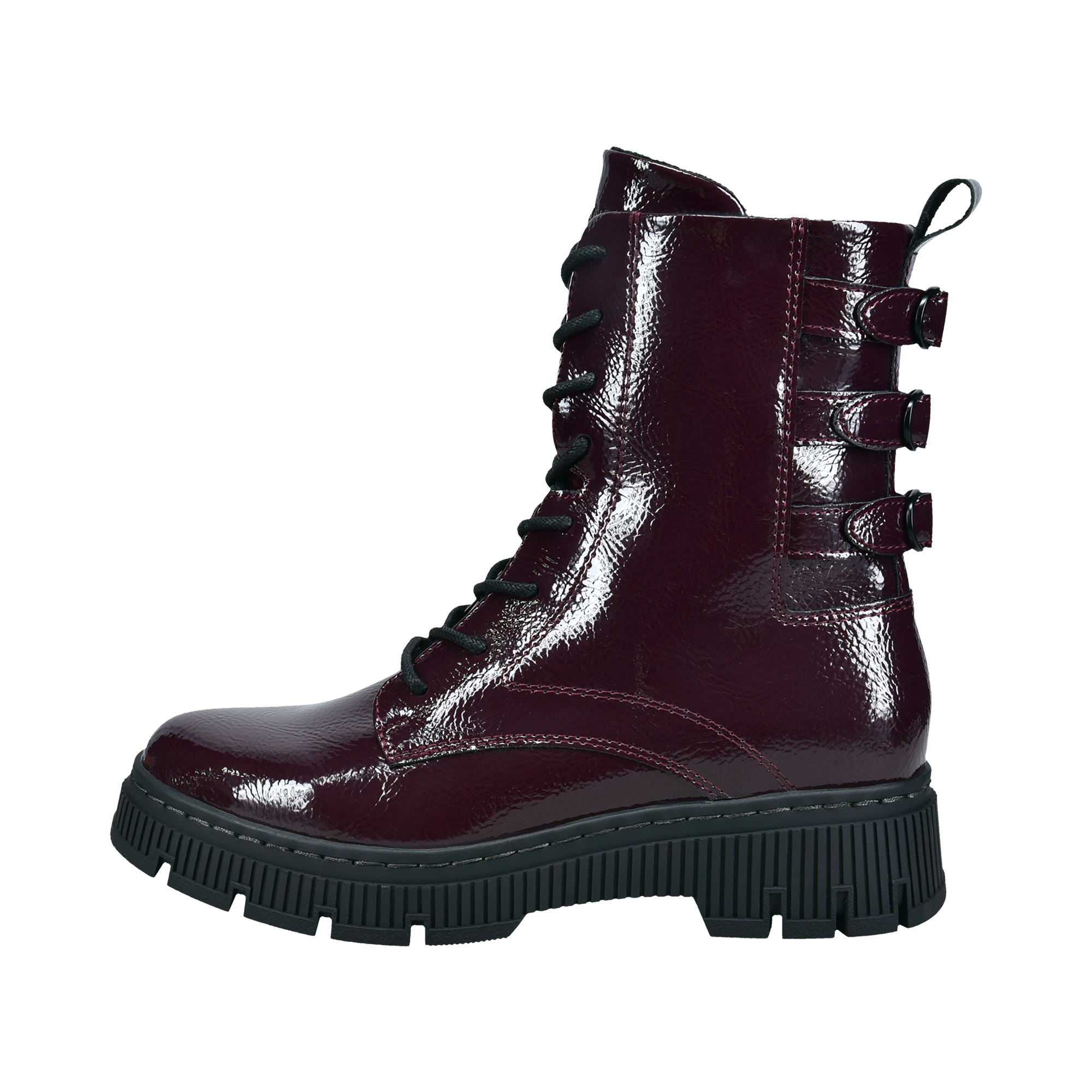 Schnürstiefel bordeaux