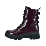 Schnürstiefel bordeaux