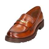 Leder Loafers cognac