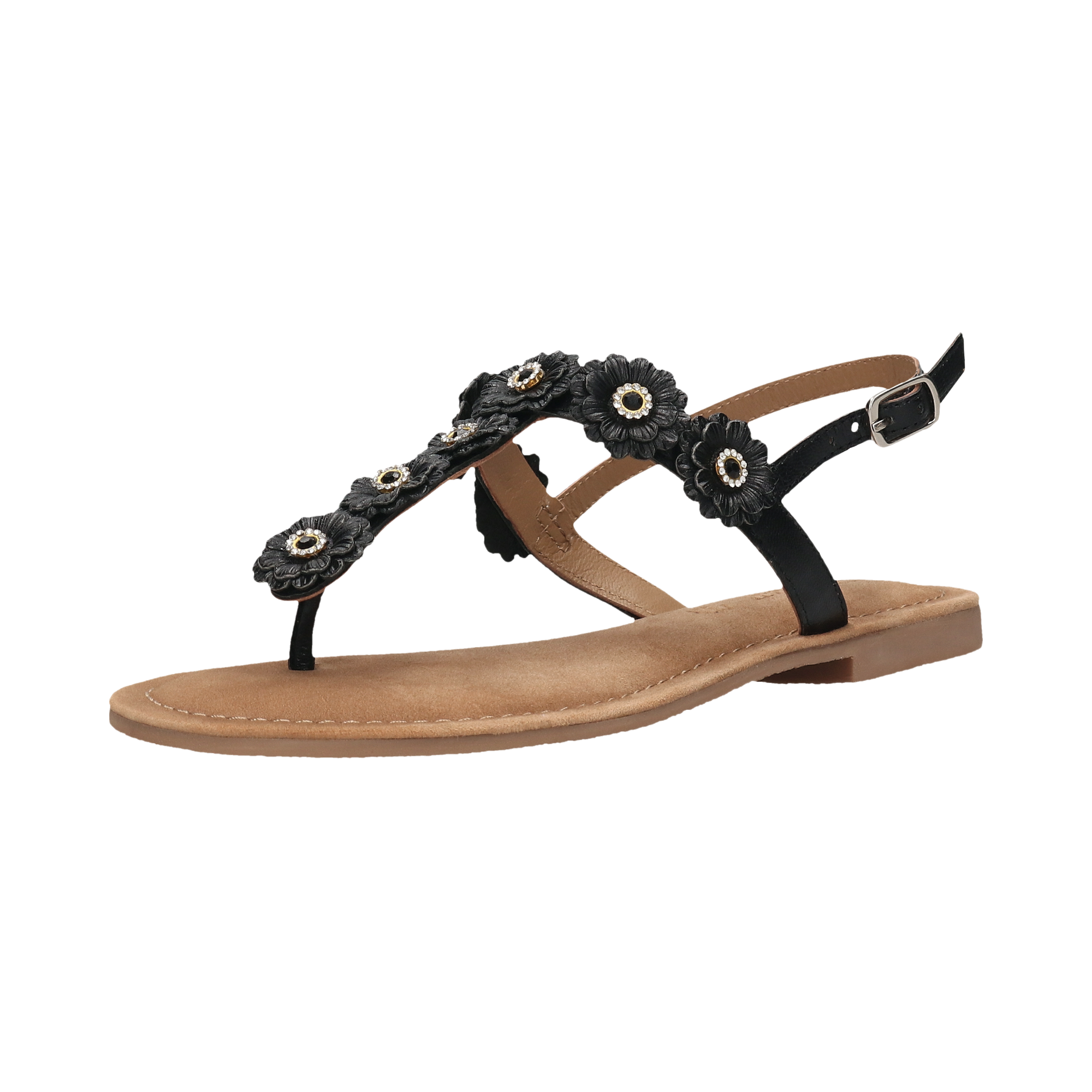 Leather Sandal black