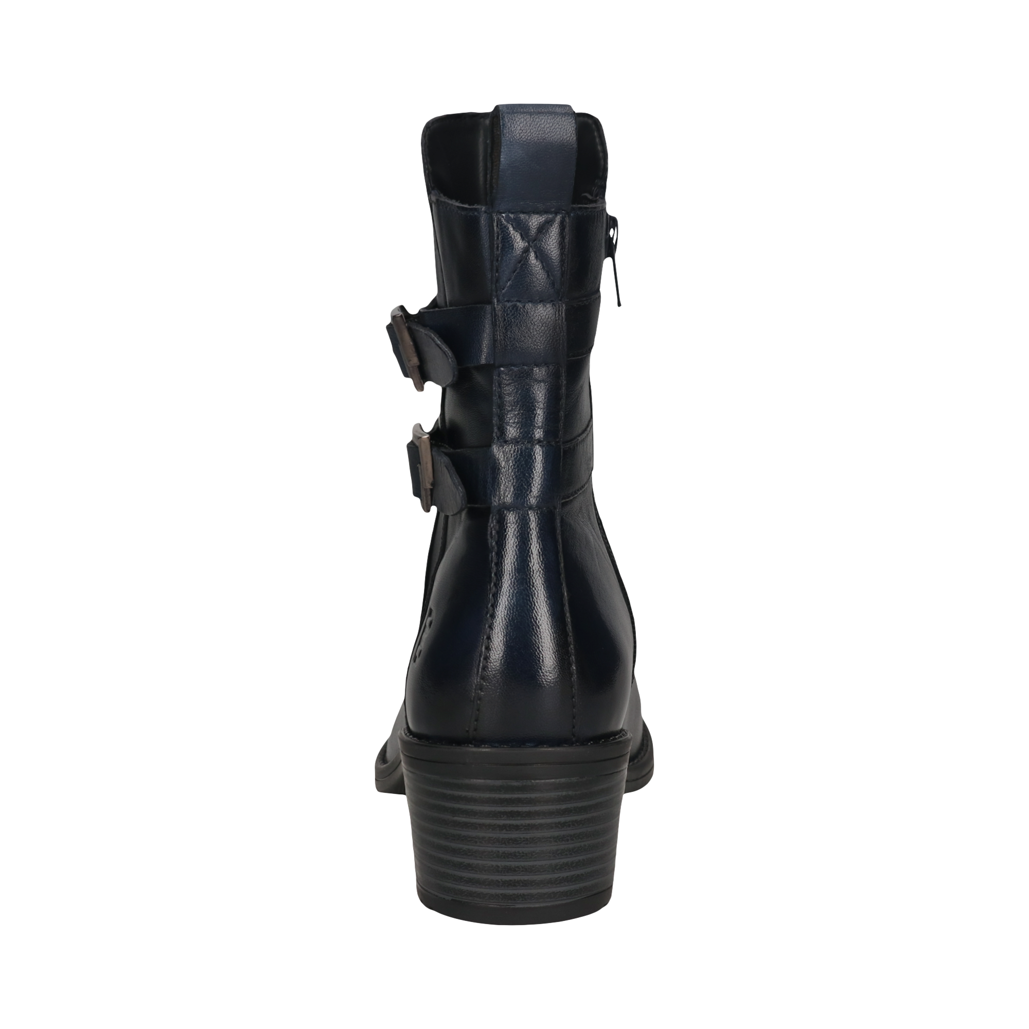 Leather Ankle Boots dark blue