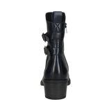 Leather Ankle Boots dark blue