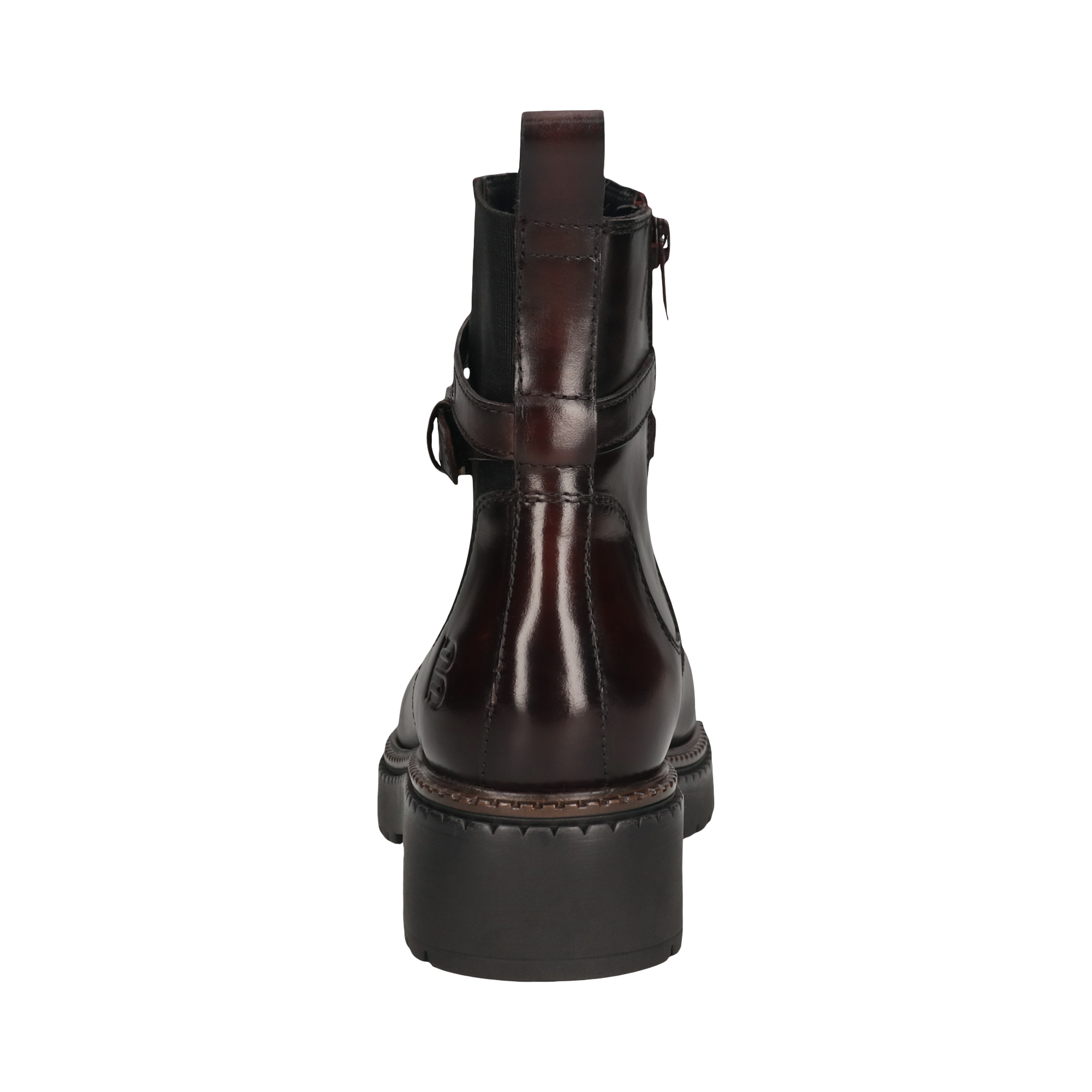 Leather Ankle Boots bordo