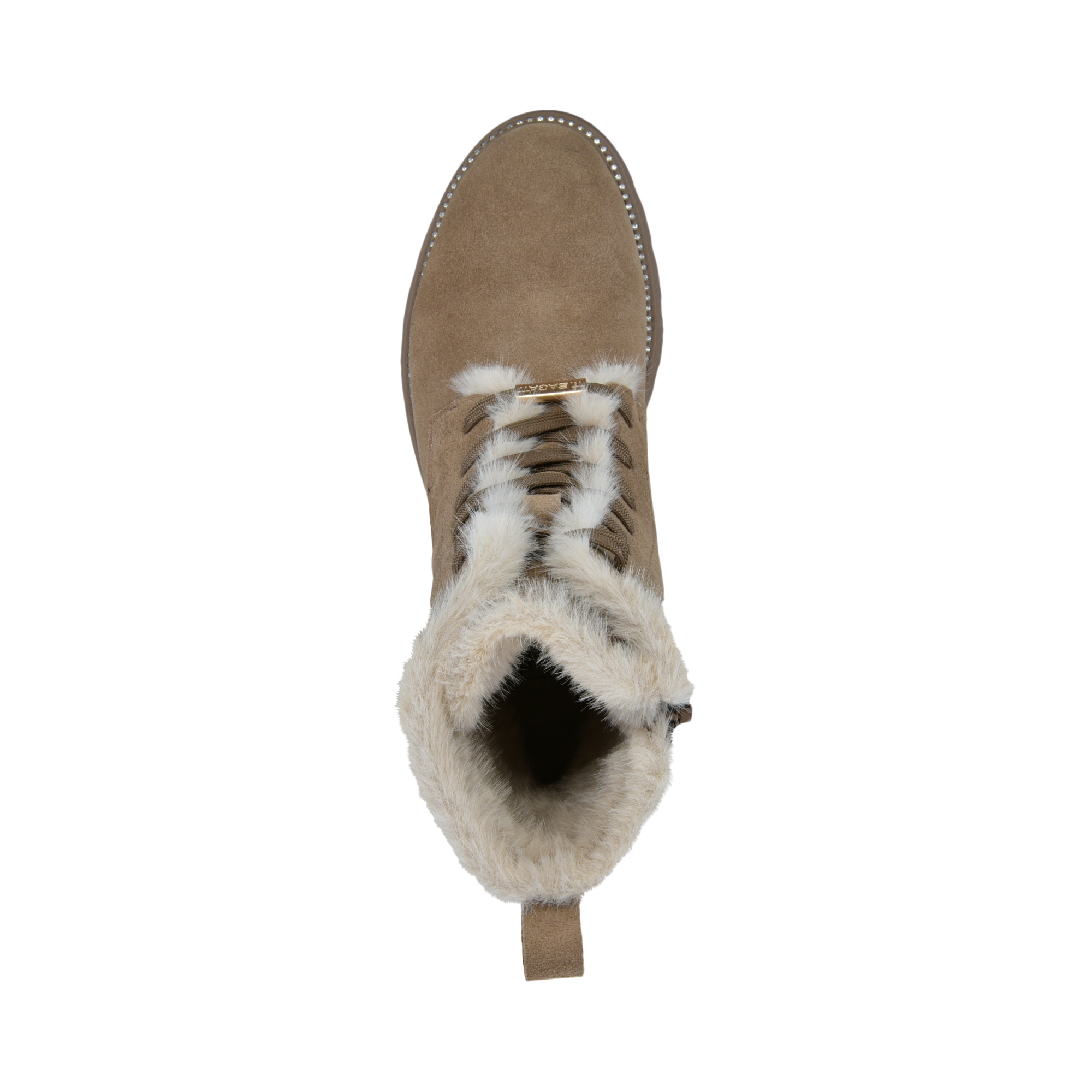 Leather Lace-up Boots sand