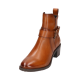 Leder Stiefeletten cognac