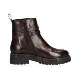 Leather Ankle Boots bordo