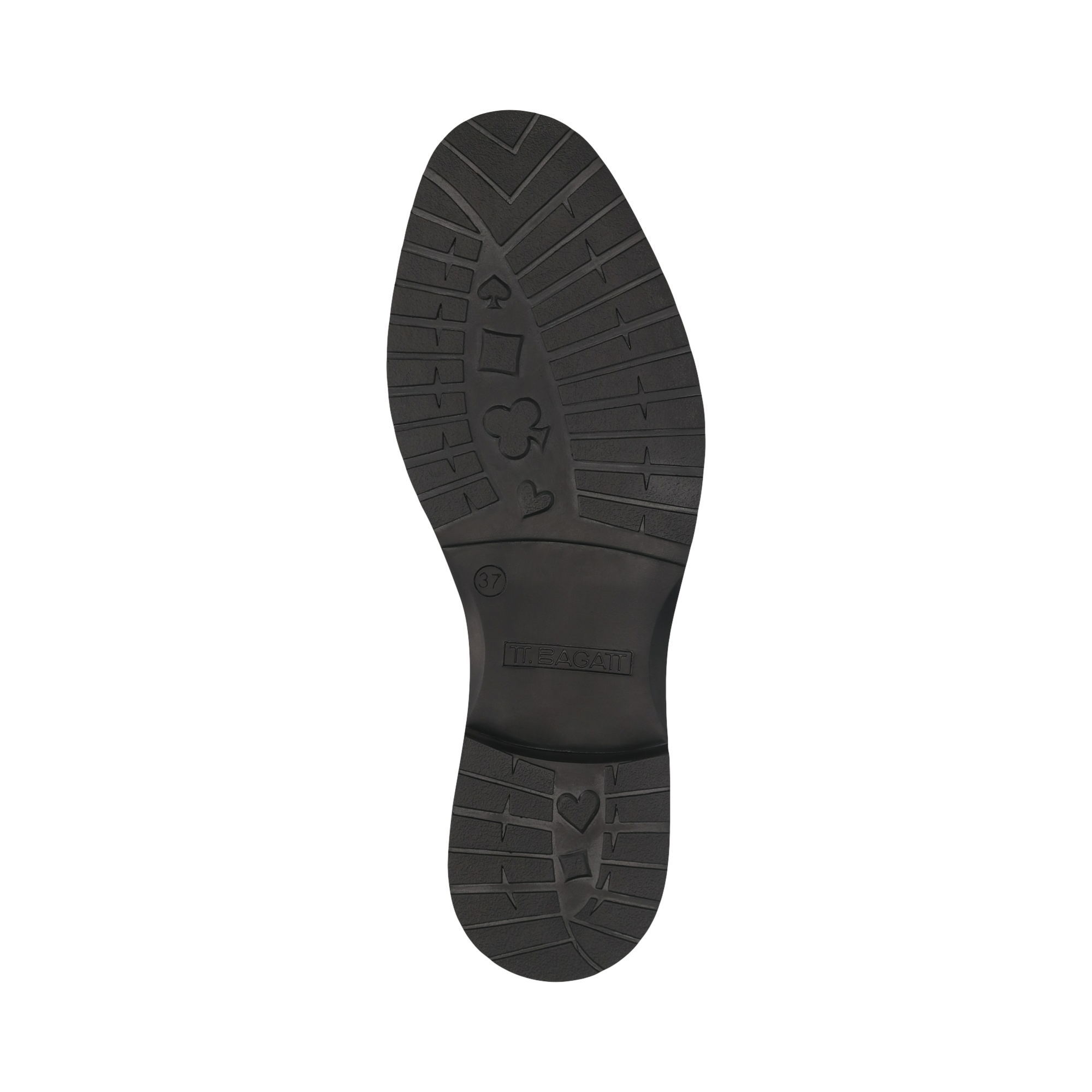 Leather Lace-up Boots black