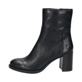 Leder Stiefeletten schwarz