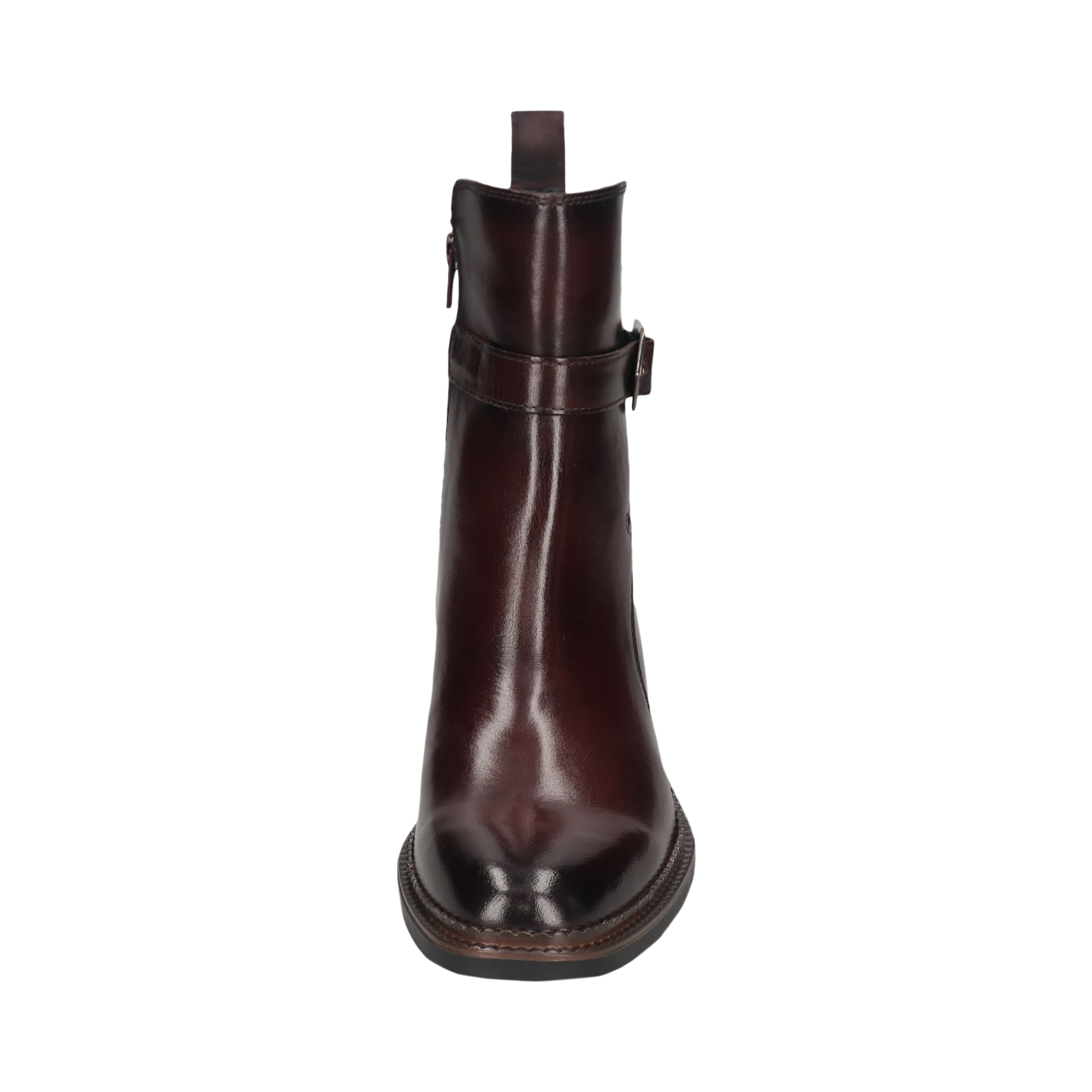 Leather Ankle Boots bordeaux