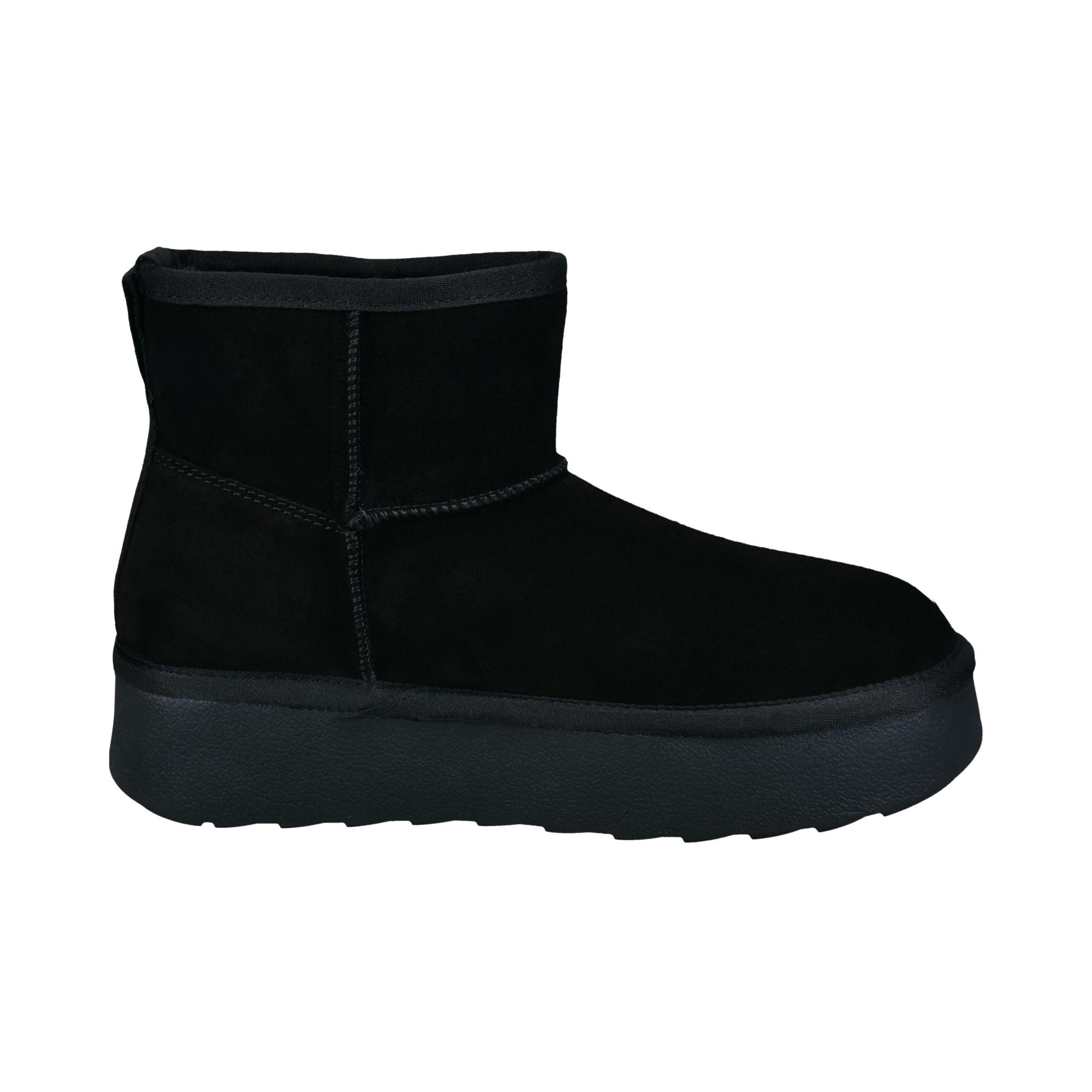 Leather Ankle Boots black