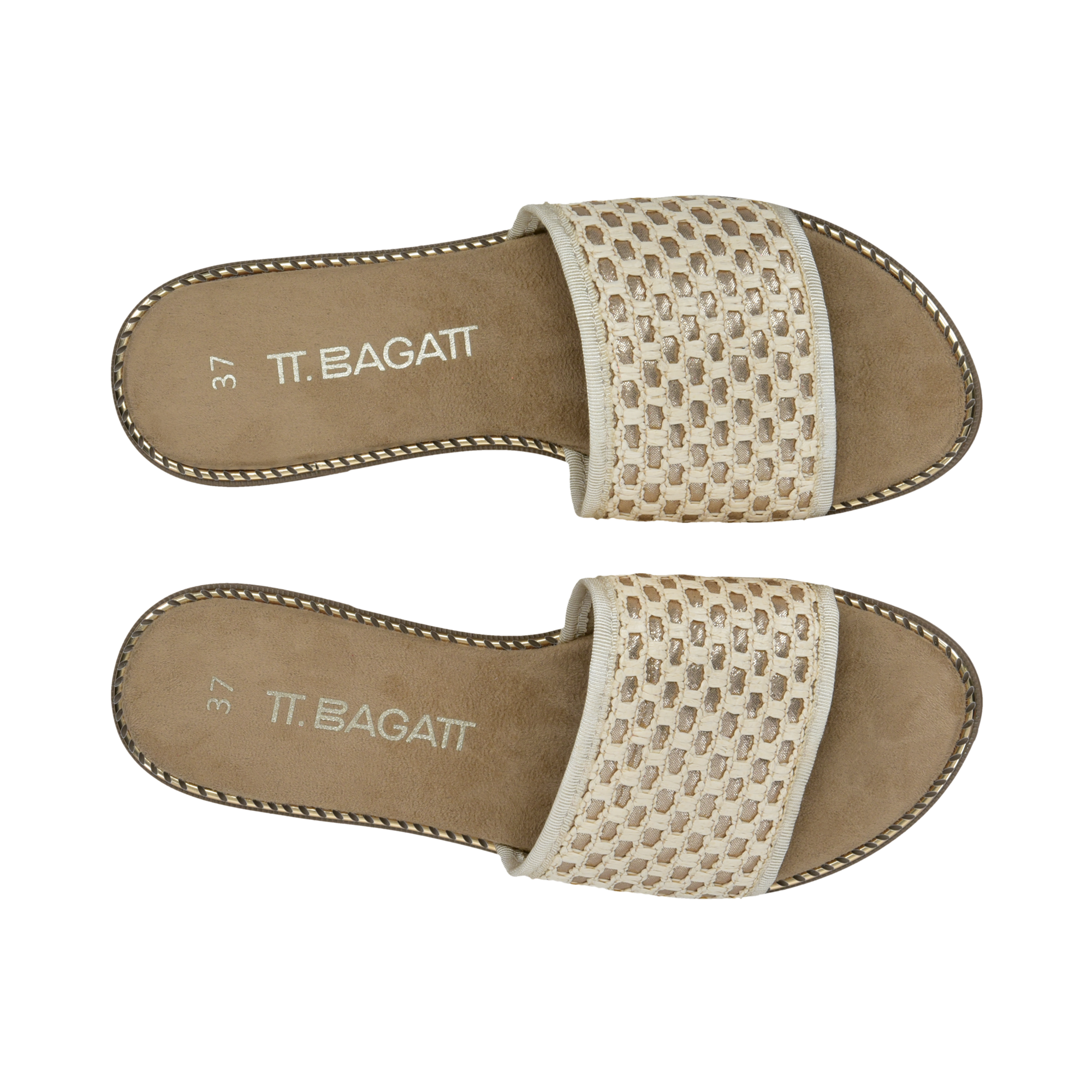 Pantoletten beige