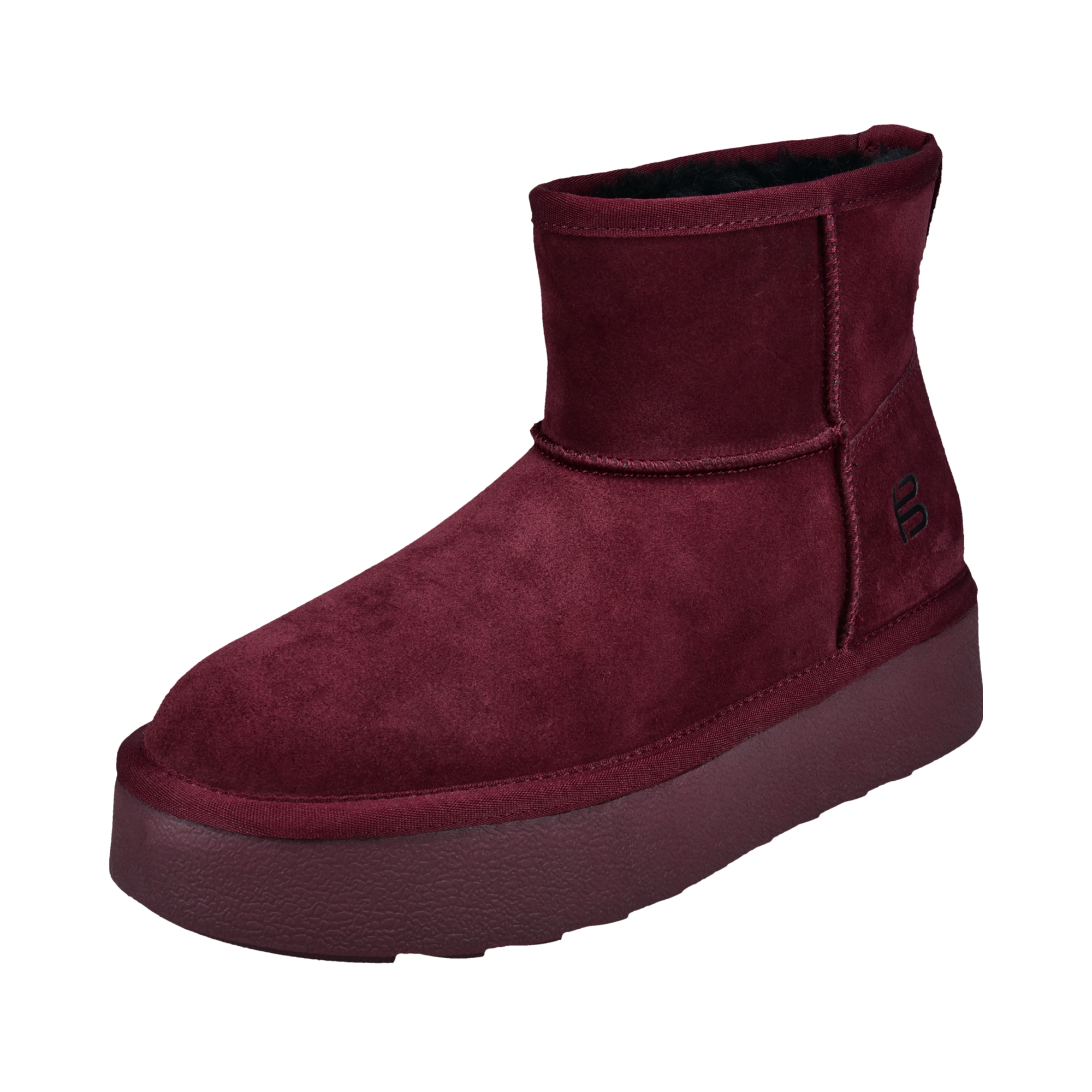 Leather Ankle Boots bordeaux