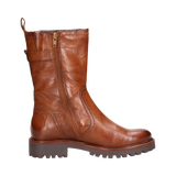 Leder Stiefel cognac