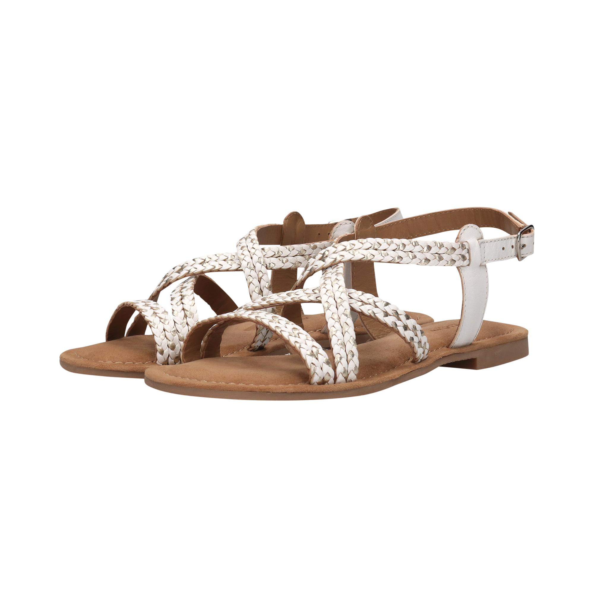 Leather Sandal white