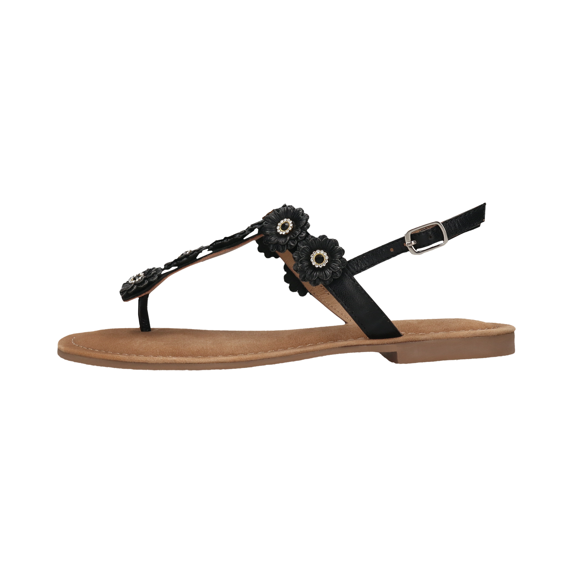 Leather Sandal black