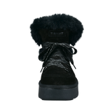 Leather Ankle Boots black