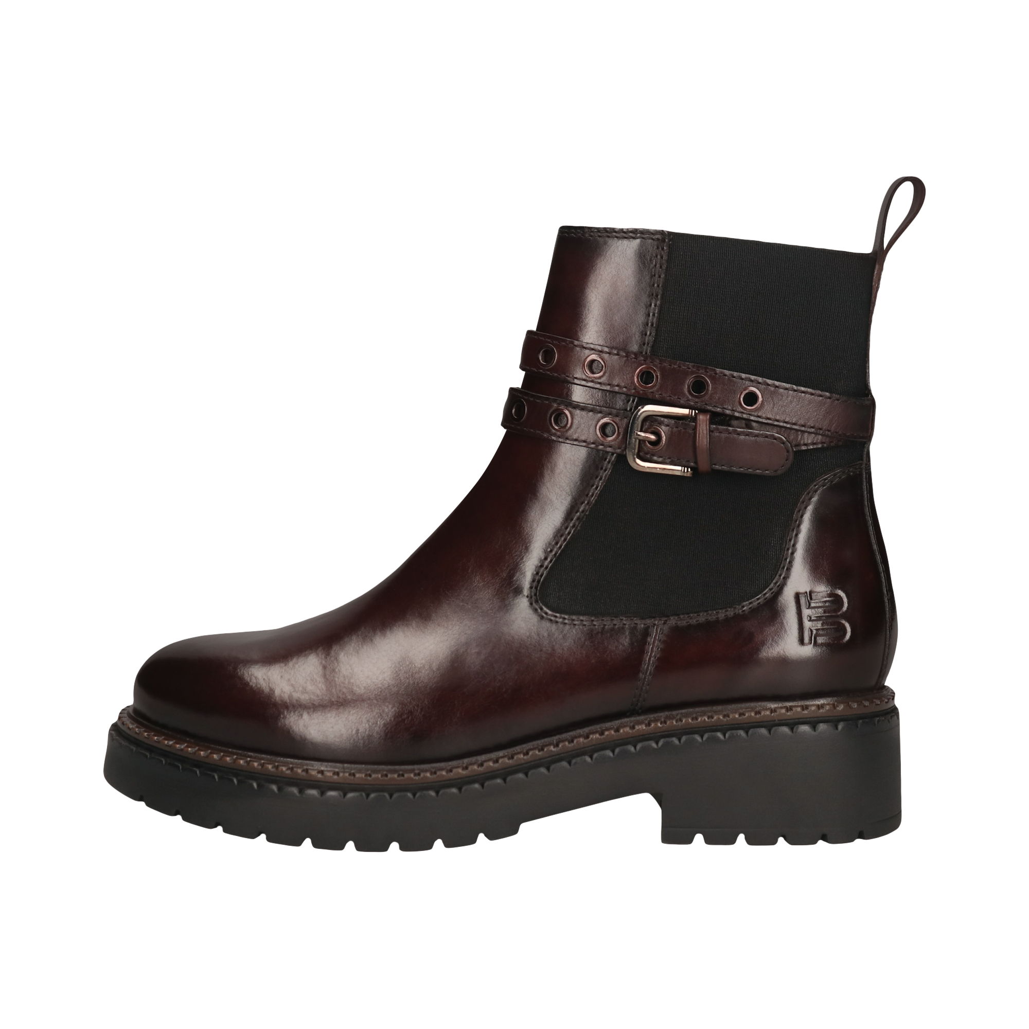 Leather Ankle Boots bordo