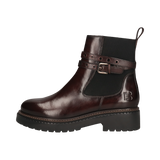 Leather Ankle Boots bordo
