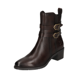 Leather Ankle Boots dark brown