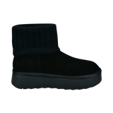 Leather Ankle Boots black