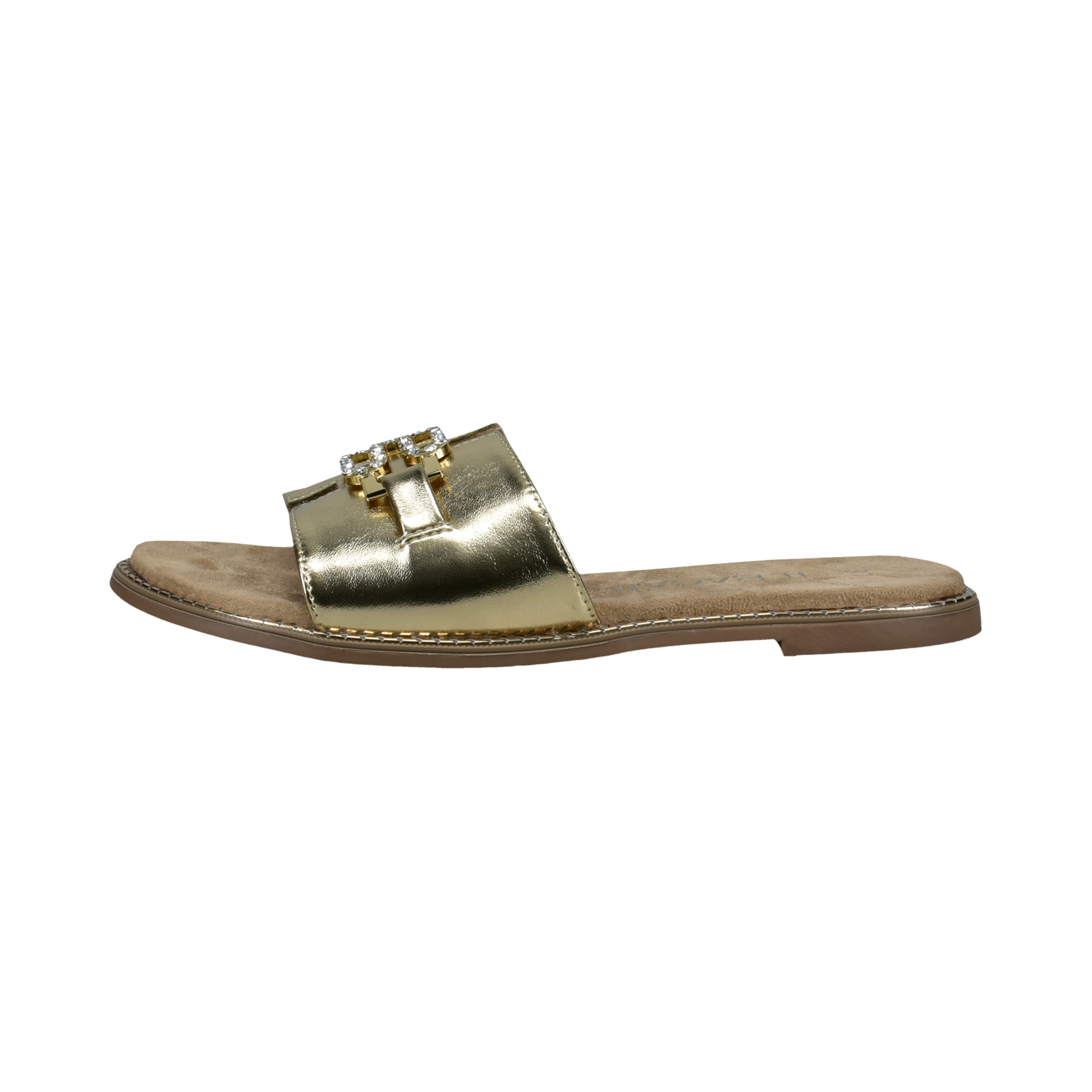 Pantoletten gold