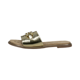 Pantoletten gold