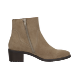 Leder Stiefeletten beige