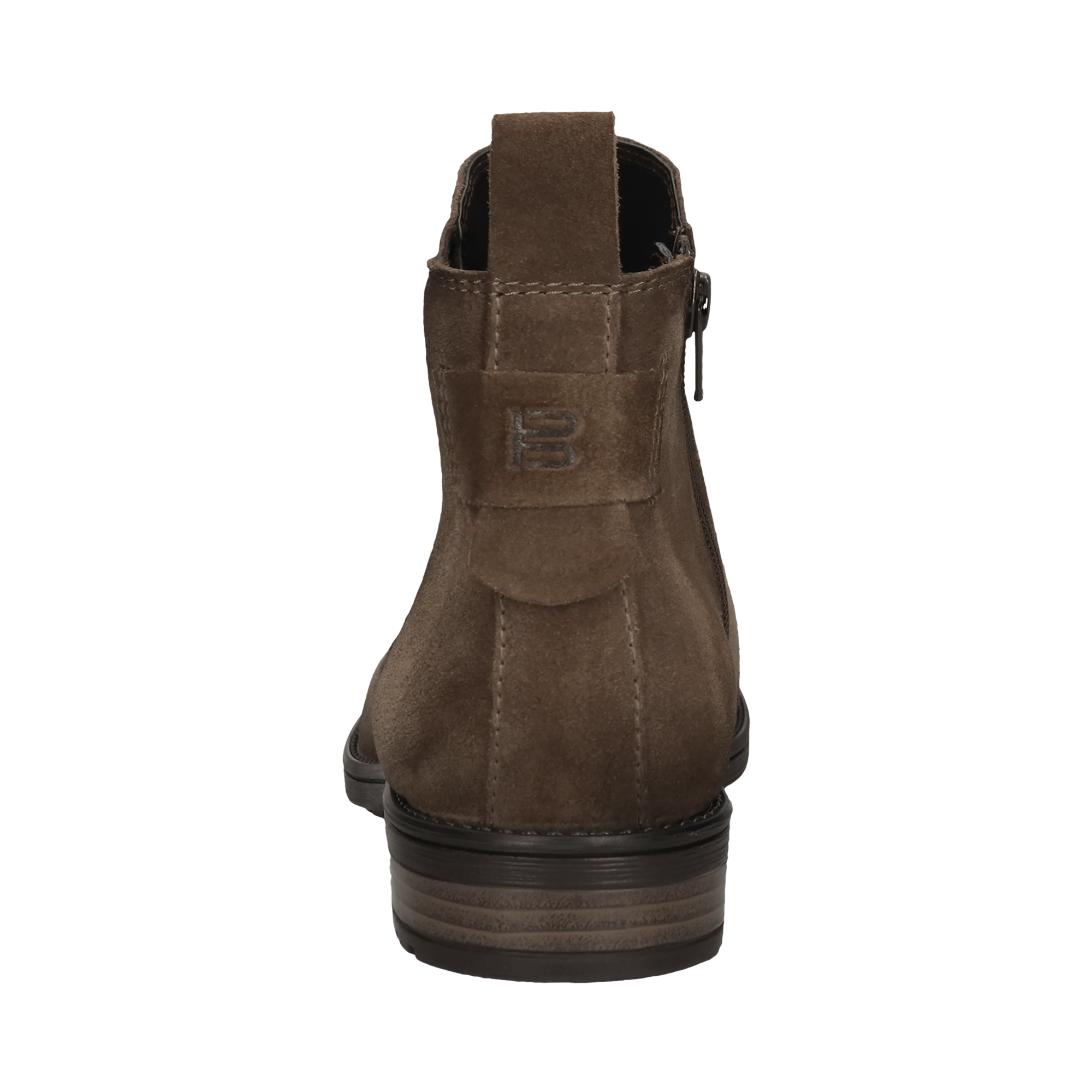 Leder Stiefel taupe