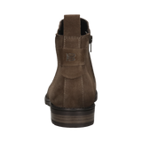 Leder Stiefel taupe