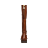 Leather Knee Boot cognac