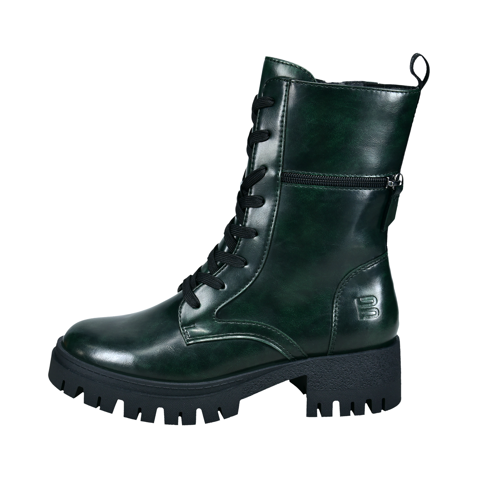 Lace-up Boots dark green