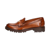 Leder Loafers cognac