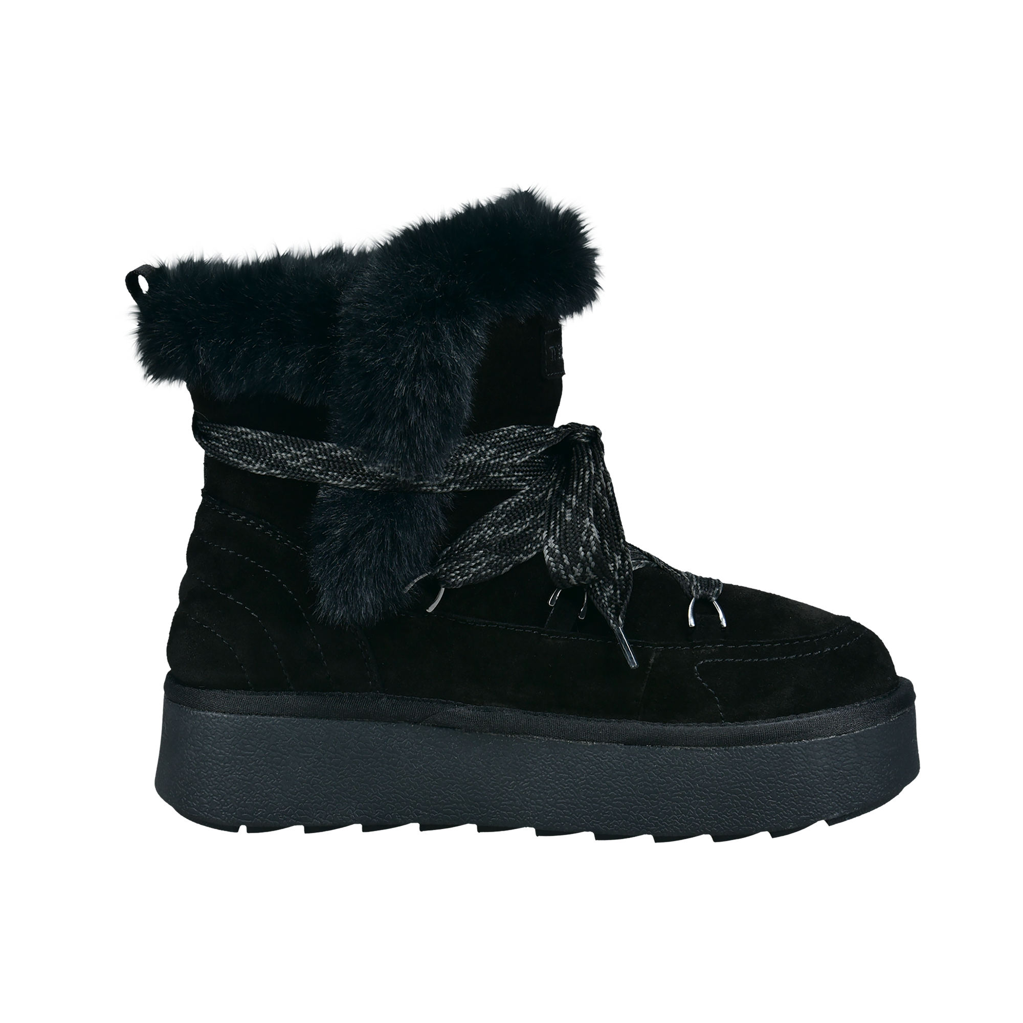 Leather Ankle Boots black