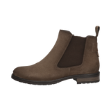 Leder Stiefel taupe