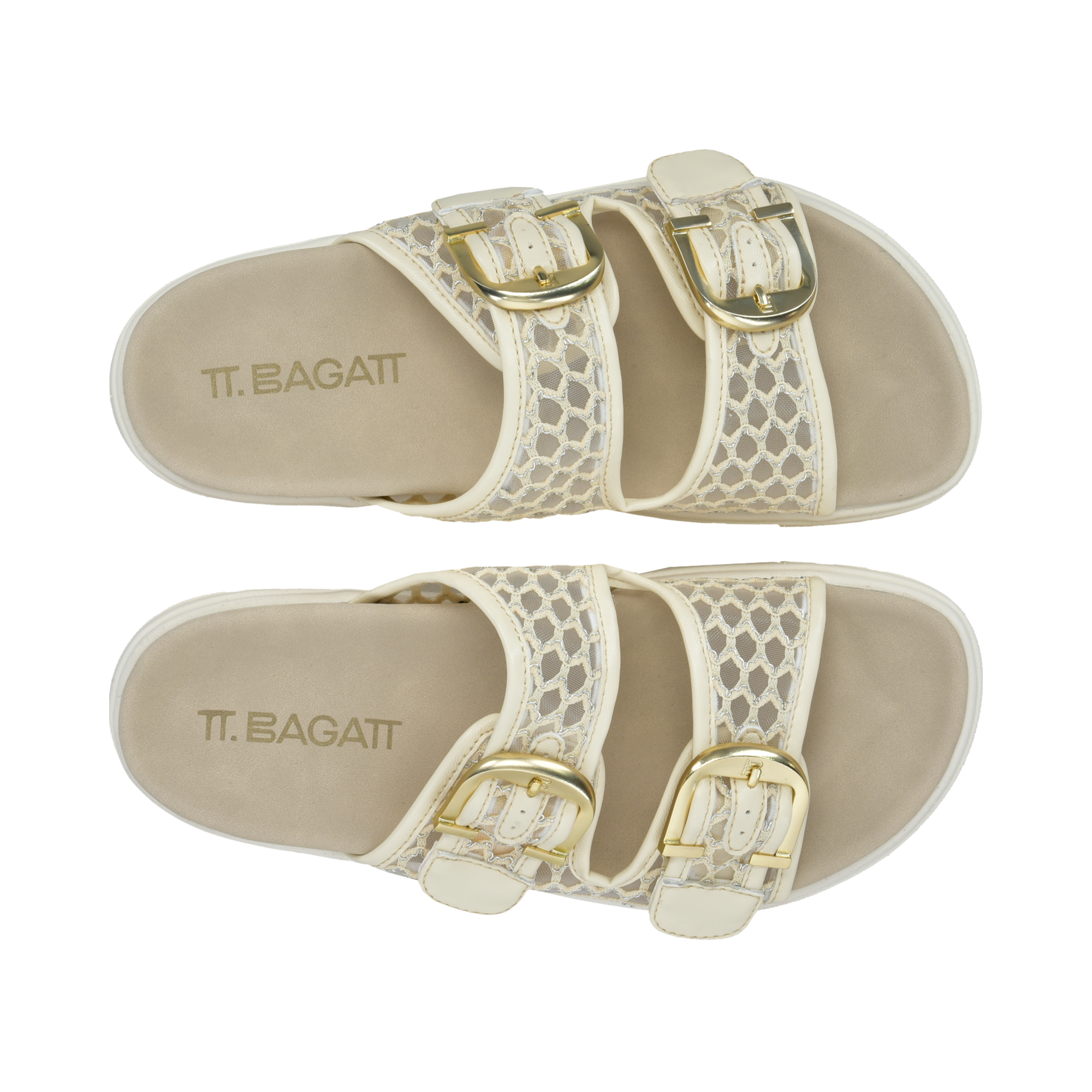 Pantoletten beige