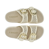 Pantoletten beige