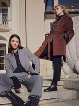 Leather Ankle Boots black