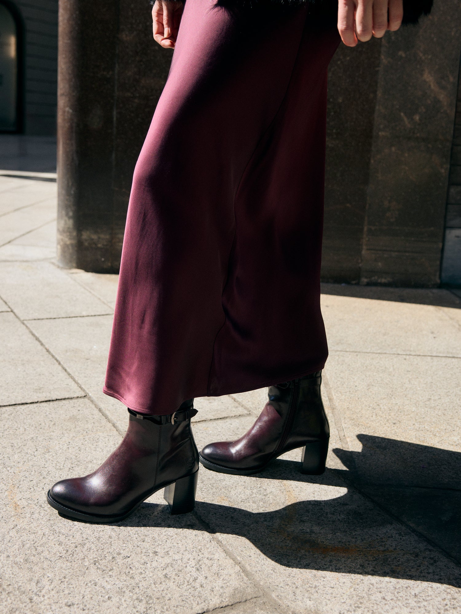 Stiefeletten bordo