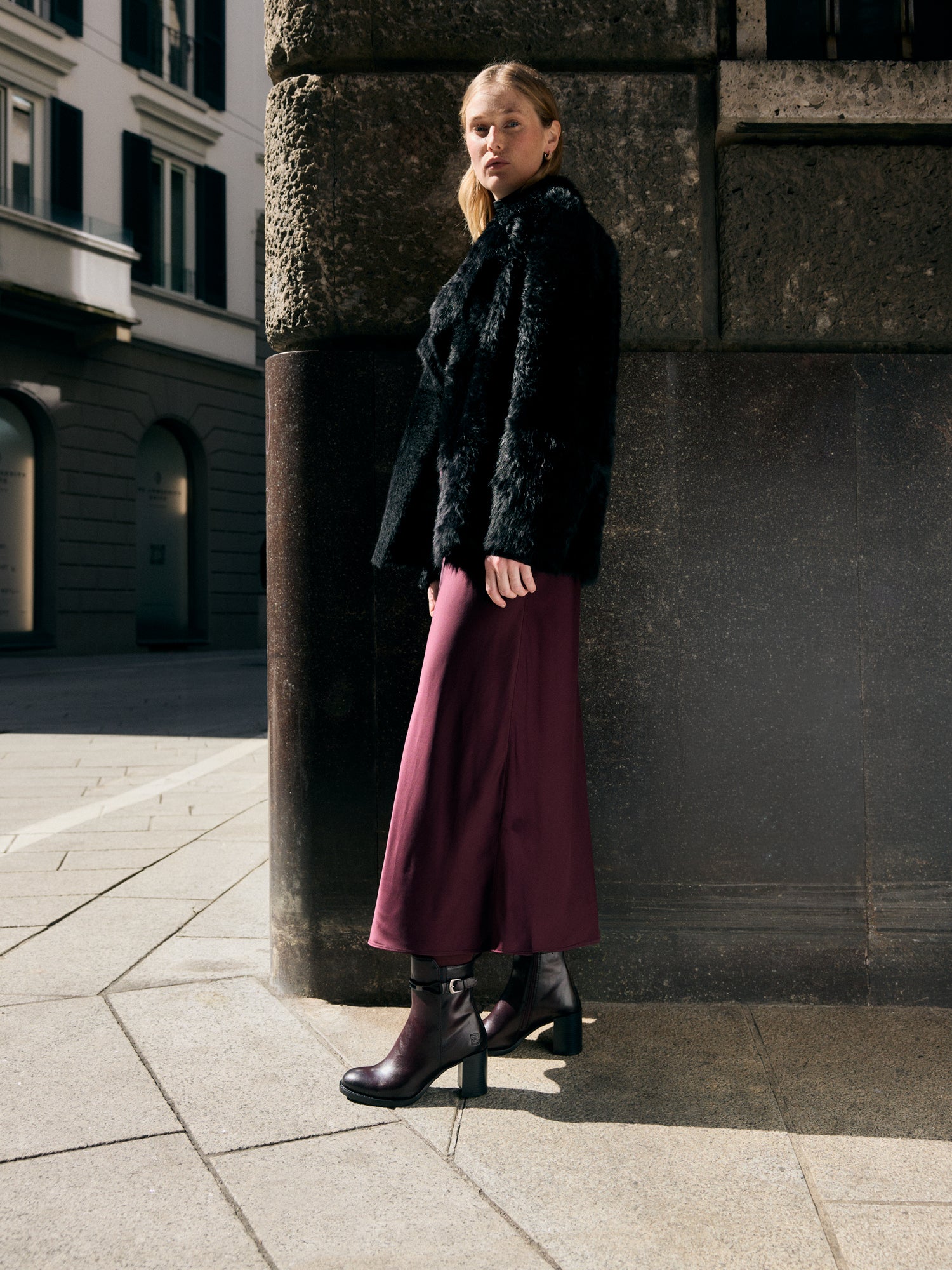 Stiefeletten bordo