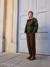 Leder Stiefeletten cognac