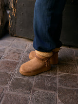 Leder Stiefel braun