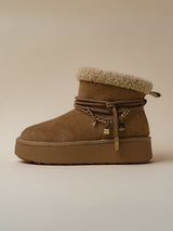 Leder Stiefel braun