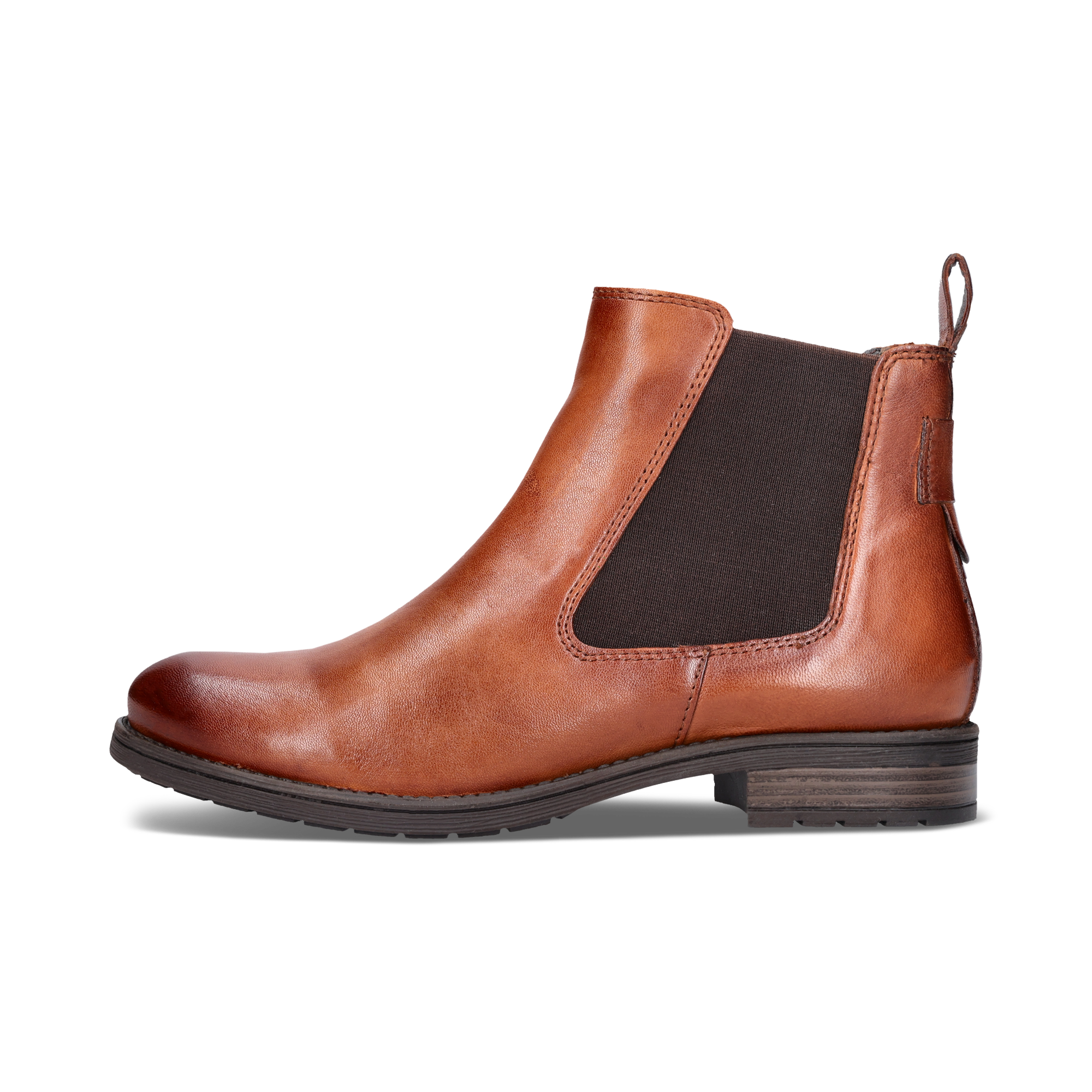 Leder Chelsea cognac