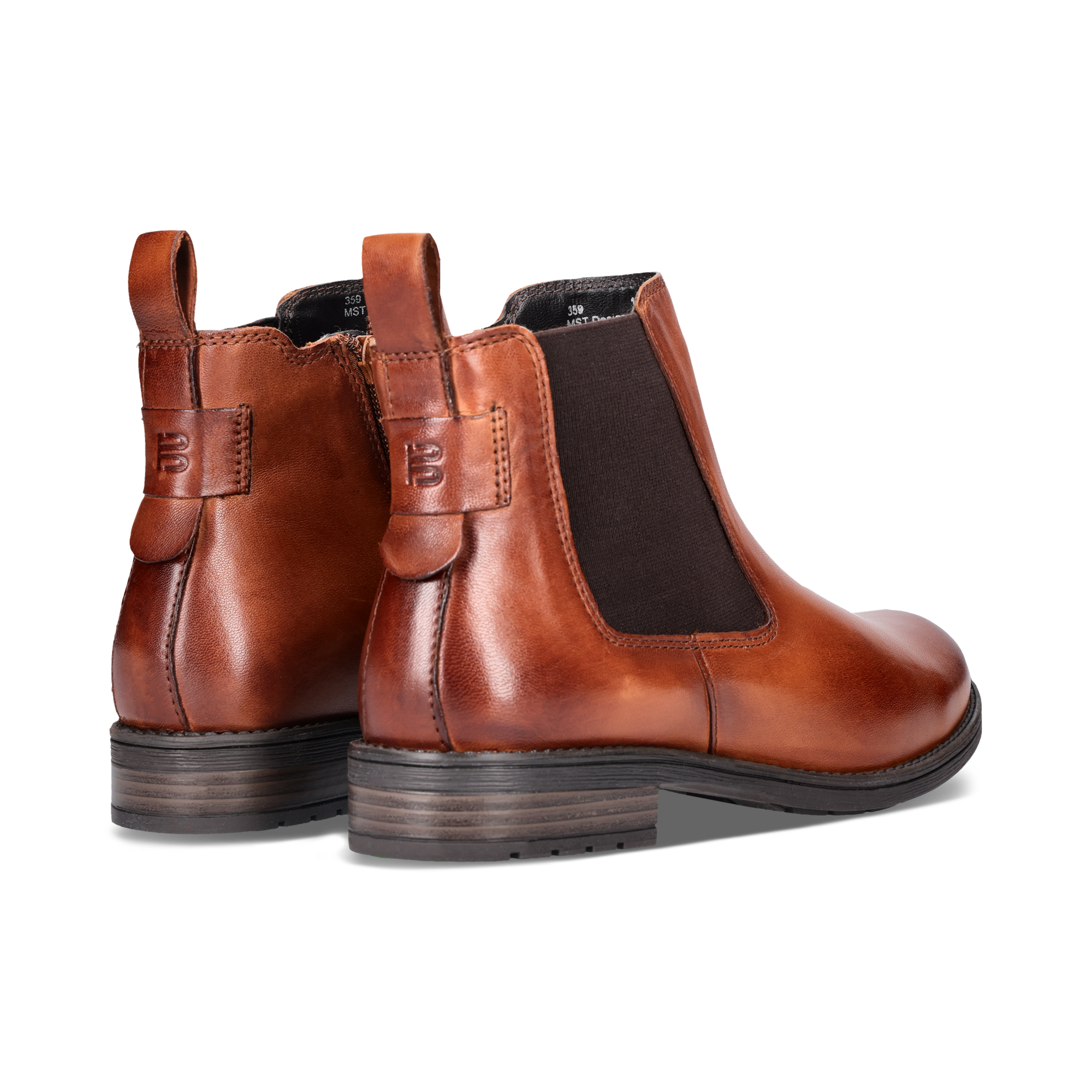 Leder Chelsea cognac